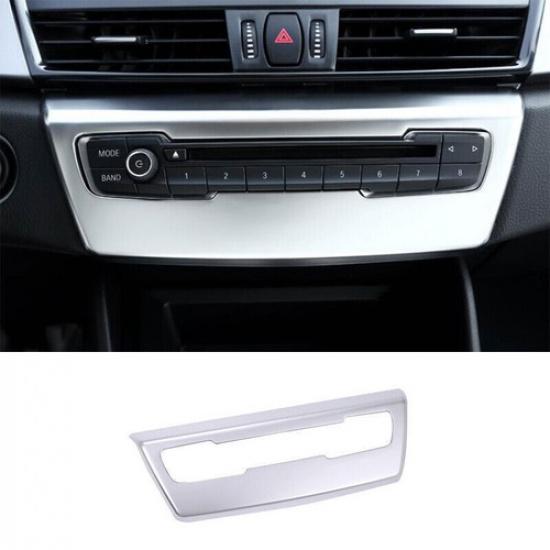 For BMW 2 Series Touring 15-19 Matte Silver Console AC Button Control Frame Trim