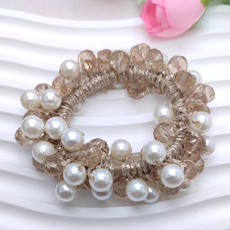 Kristall Haarband Koreanische Version von Einfachen Haaraccessoires Perlen Haargummi Kopfband Haaraccessoires für Frauen