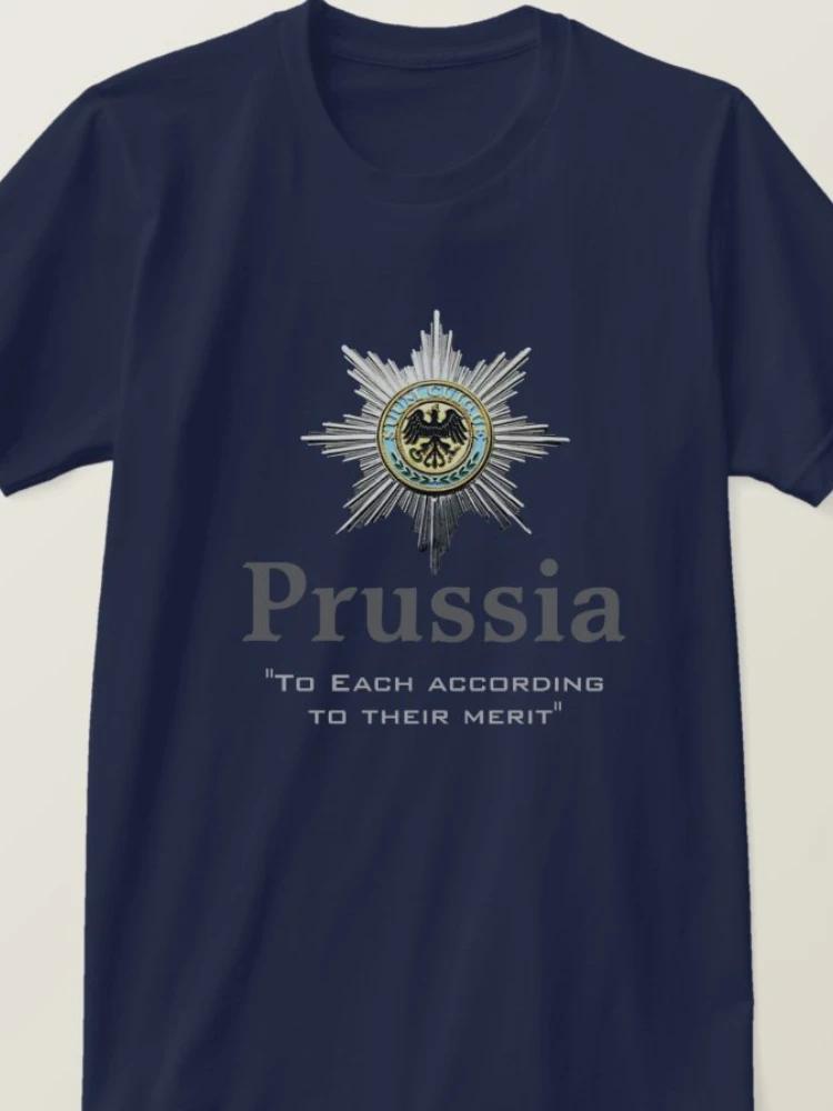 

Prussian Motto Black Eagle Breast Star Medal Mens Gift TShirt Summer Cotton Short Sleeve ONeck T Shirt New S3XL 4XL