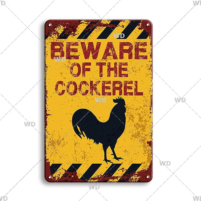 Attenzione Pericolo Cartelli Metallici Attenzione agli Animali Poster Gatto Targhetta Murale Vintage Placca Metallica Pub Bar Casa Pittura Decorazione Man Cave