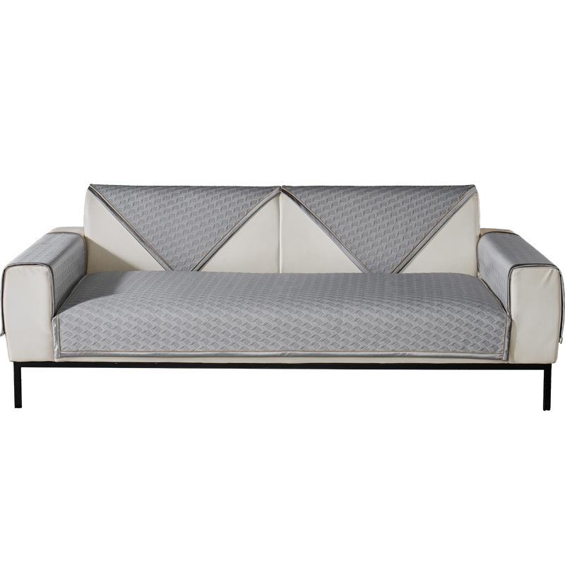 New High-End Summer Ice Silk Sofa Cushion Summer Mat Non-Slip Seat Cushion Premium Sense Cover Cloth Towel