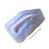 Blue Agate Crystal Blue Stone Vase Filler Marine Blue Agate Stone Large Gemstone Crushed Pieces For Jewelry Making Home Decor