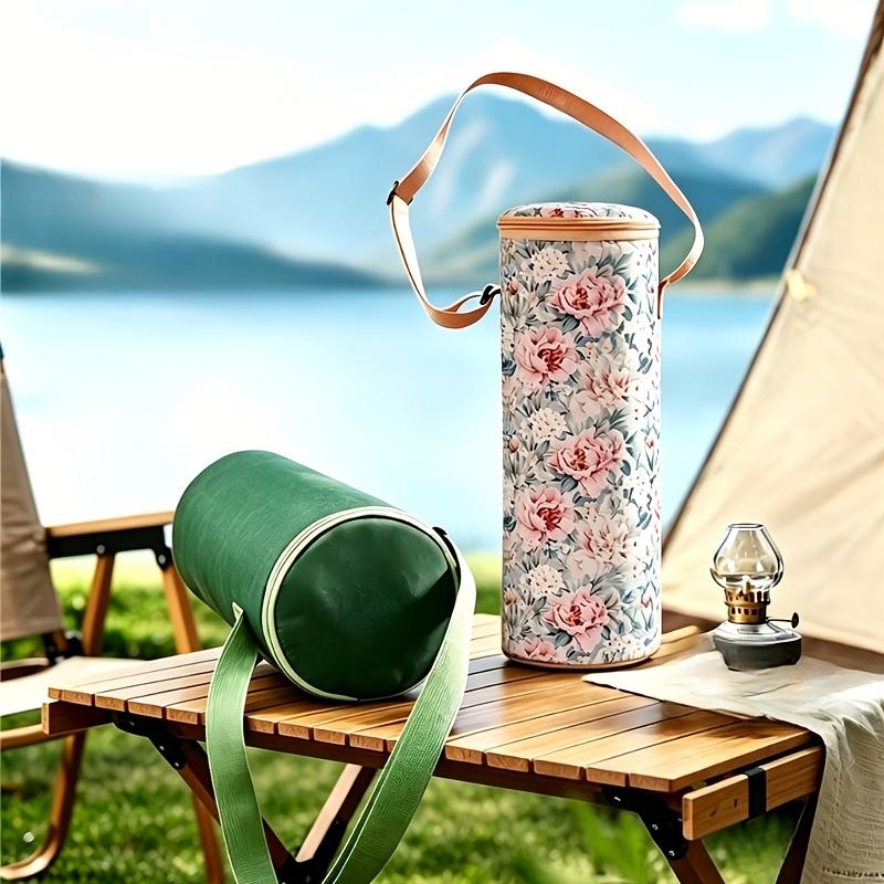 Portable Outdoor Camping Water Bottle Crossbody Bag, Large Capacity Insulated Cup Sleeve,Suitable for Outdoor Sports and Camping