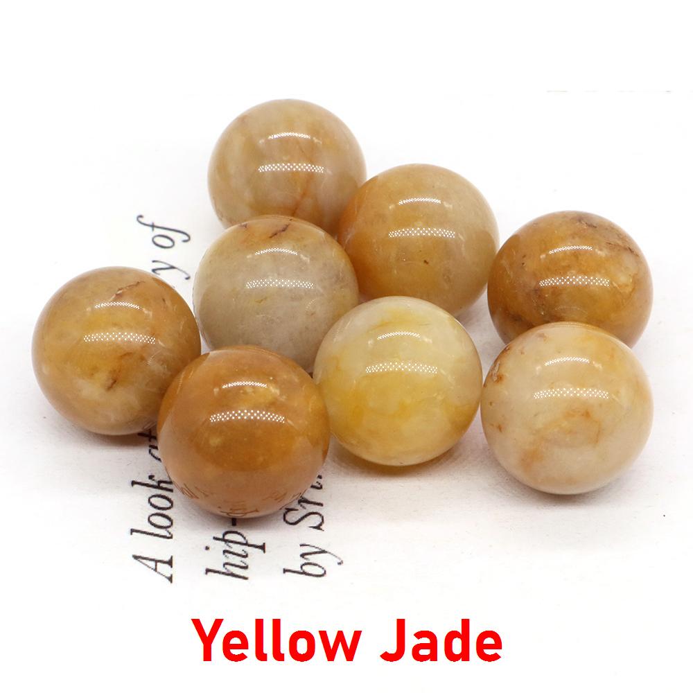 16mm Mini Runde Kristallkugel Loses Set Natürlicher Taschenstein Energie Exemplar Quarz Globus Chakra Kugel Perlen Dekoration