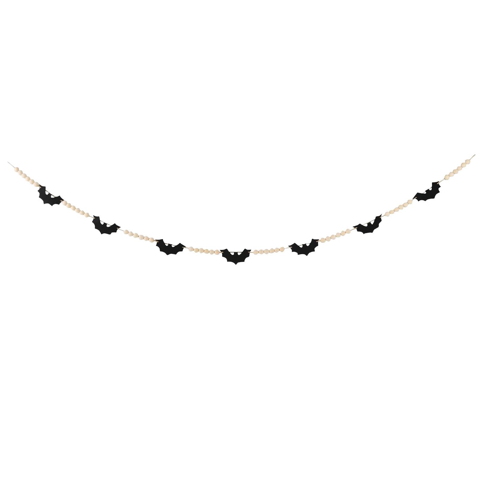 

Хэллоуин Мантия Украшение Тег Пеньковая Веревка Бисероплетение Творческие Деревянные Бусины Пеньковая Веревка DIY Домашняя Настенная Вешалка Хэллоуин Украшения белый