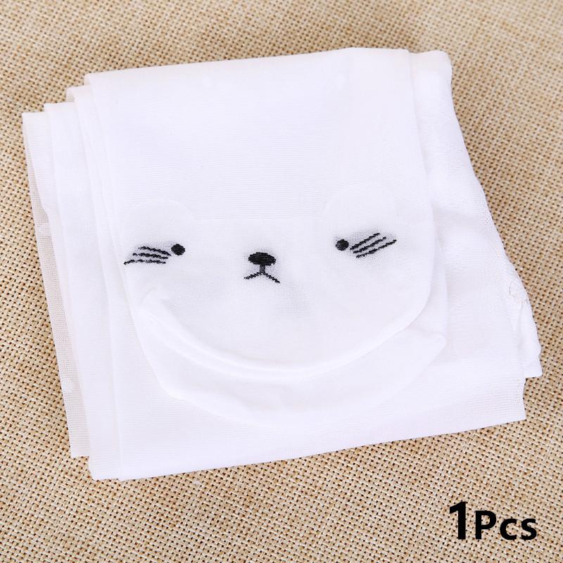 1/4 шт./лот Летние Весенние Конфетные Цвета Мультяшные Колготки для Девочек Балетные Колготки для Детей Чулки Детские Бархатные Колготки 1-3Years(M) белый