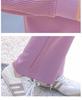 Women's Casual Hooded Cardigan Sweatshirt and Straight-Leg Sweatpants Set for Spring and Autumn