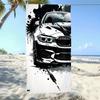 Black And White Car Design Summer Beach Towel For Home Swimming Pool Sauna Bath Towels Bathroom Items Spa Travel Playa Baby Gym