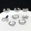 Super Sa Personalized Light Luxury Diamond-Encrusted Zircon Series Ring Niche Design Temperament High-End Accessories