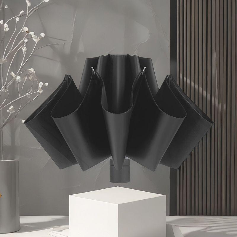 Extra Large, Thick, Reinforced Windproof Umbrella with Long Handle and Stylish Logo Print