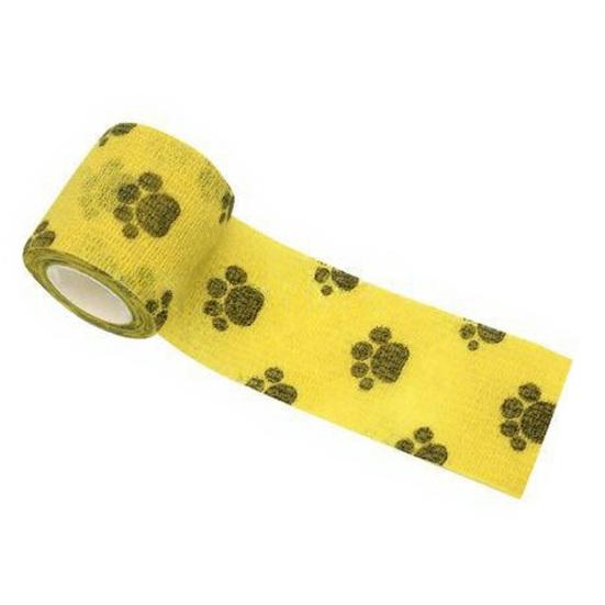 2 Inch X 5 Yards Dog Paw Cover Self-Adhesive Pet Vet Wrap with Colorful