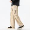 | Spring New Multi-pocket Overalls Men's Retro Trendy Brand Loose Straight Casual Trousers