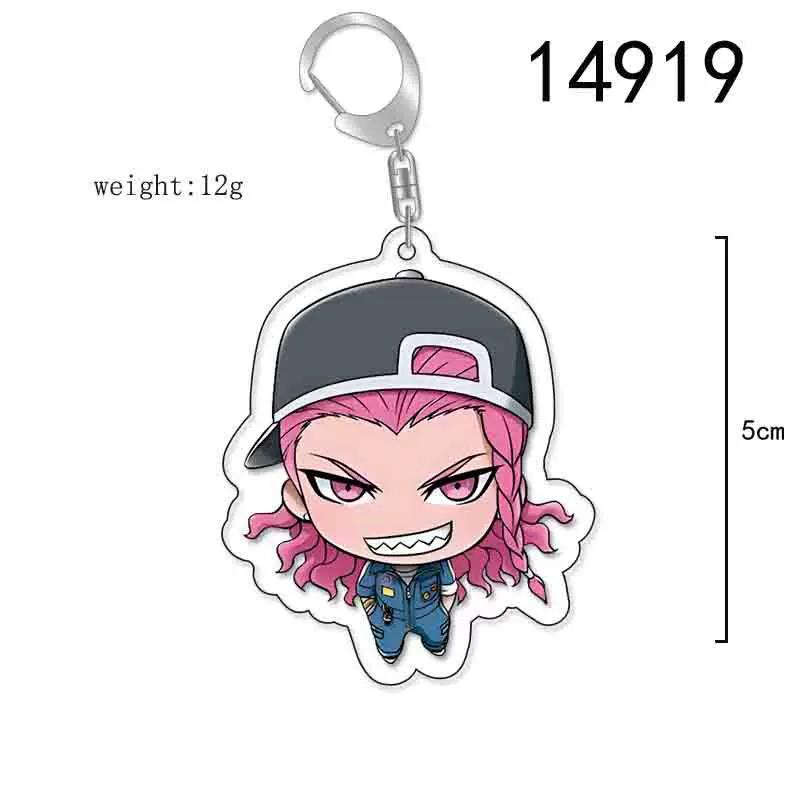 Danganronpa Kirigiri Kyouko Naegi Makoto Hinata Hajime Komaeda Nagito Nanami Chiaki Acrylic Keychain