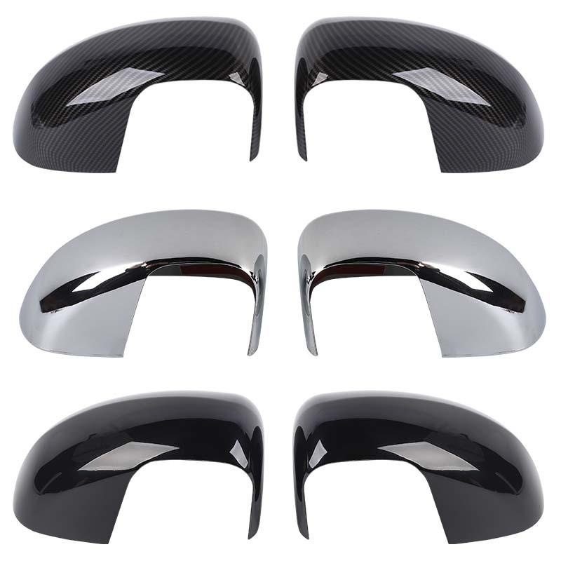 Car Rearview Mirror Decorative Frame Cover For Jeep Compass  2008-2016 Car Exterior Accessories, ABS Plastic