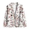 Women's Vintage Floral Print Button Front Jacket for Casual Outdoor Wear
