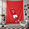 Wandkleed Cristiano Ronaldo Kunst Hangend Doek Decoratieve Achtergrondhoes voor Kamerdecoratie