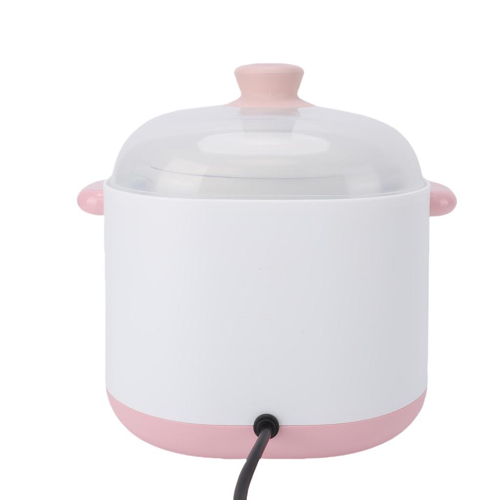 Electric Stew Pot 200W Multifunction Ceramic Soup Porridge Cooker 1L Automatic Reservation