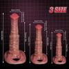 Realistic orse Penis Sleeve with Soft Cock Ring Stretchy Extender Condom Ejaculation Delay Cock Sleeve Adult Sex Toys for Men