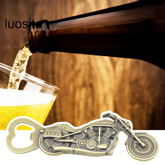 Kreative Nachahmung Retro Motorrad Flaschenöffner, Zinklegierung Bieröffner Geburtstag Weihnachten Festival Geschenk