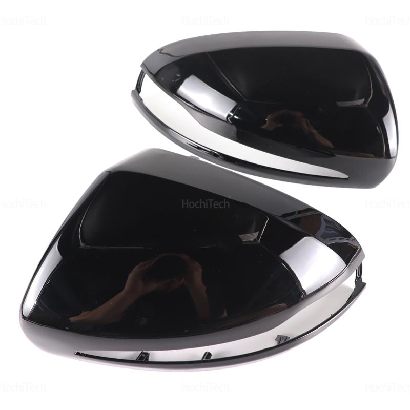 For Mercedes AMG C E S GLC W205 W213 W238 W222 C217 C253 X205 W253 X253 Only LHD Black/Carbon Pattern Rearview Mirror Cap