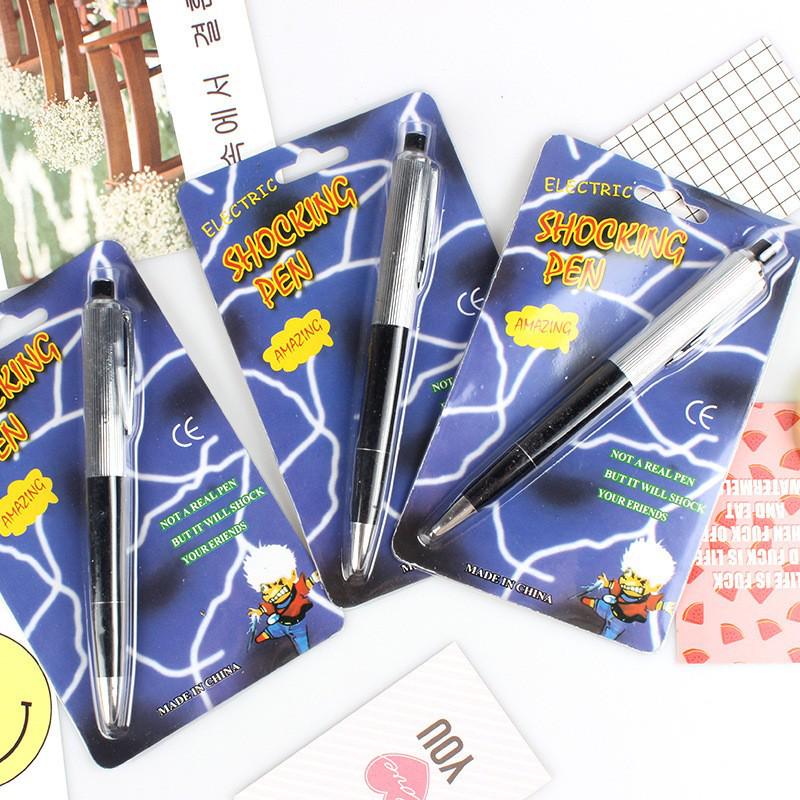 Quirky Prank Toys: Durable Electric Shock Pen & Chewing Gum for Back-to-School Gags