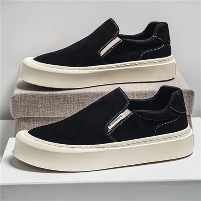 Herren Canvas Schuhe Lässiger Sneaker für Herren Slip-on Vulkanisiert Bequeme Herren Flats Slipper Fahrschuhe Zapatos Hombre