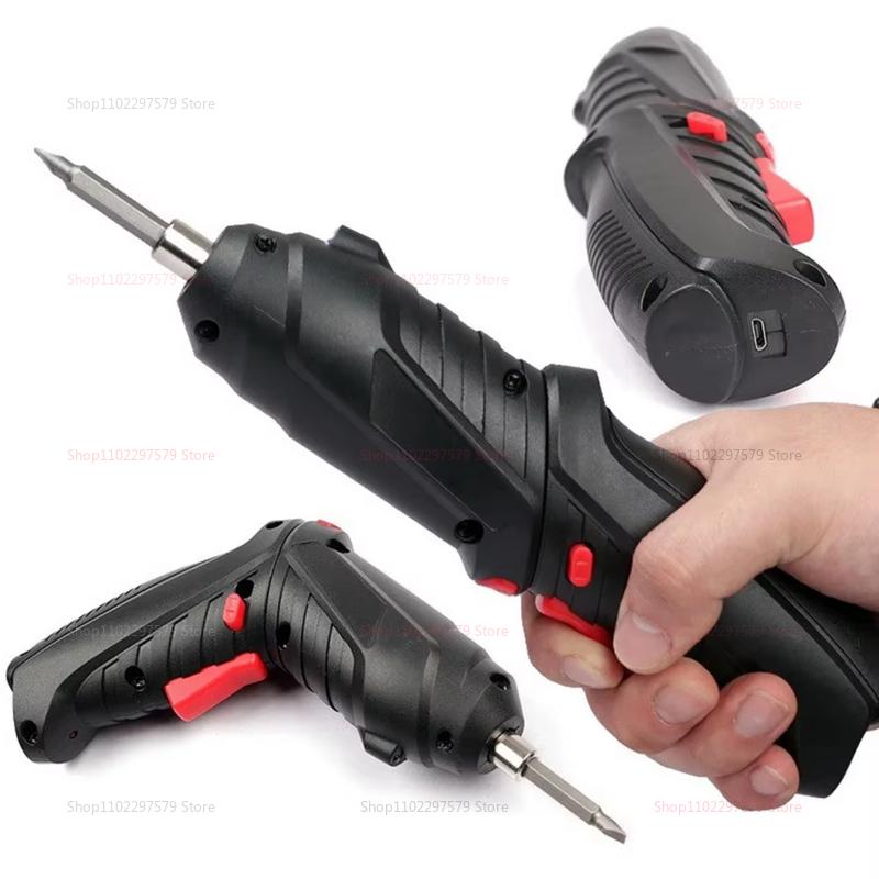 47 in 1  3.6V Rechargeable Cordless Electric Screwdriver Kit with Lithium Battery Folding Power Tools for Home DIY Construction