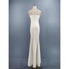 Foreign Trade Elegant Mesh Wrapped Chest High Dress Bow