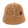 Universelle Chemie Sommer Beige Strick Eimerhut