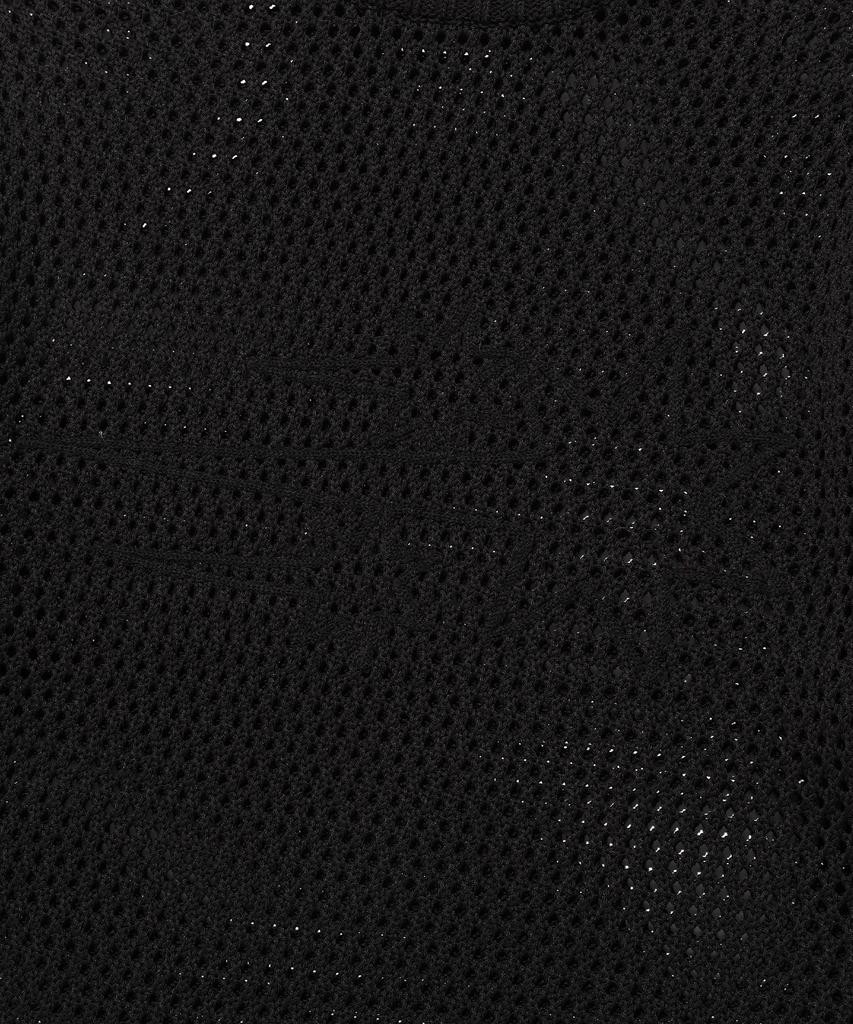 NICEGHOSTCLUB 3Sterne Langarm Strick-T-Shirt_Schwarz(Ng2Fsuk601A)