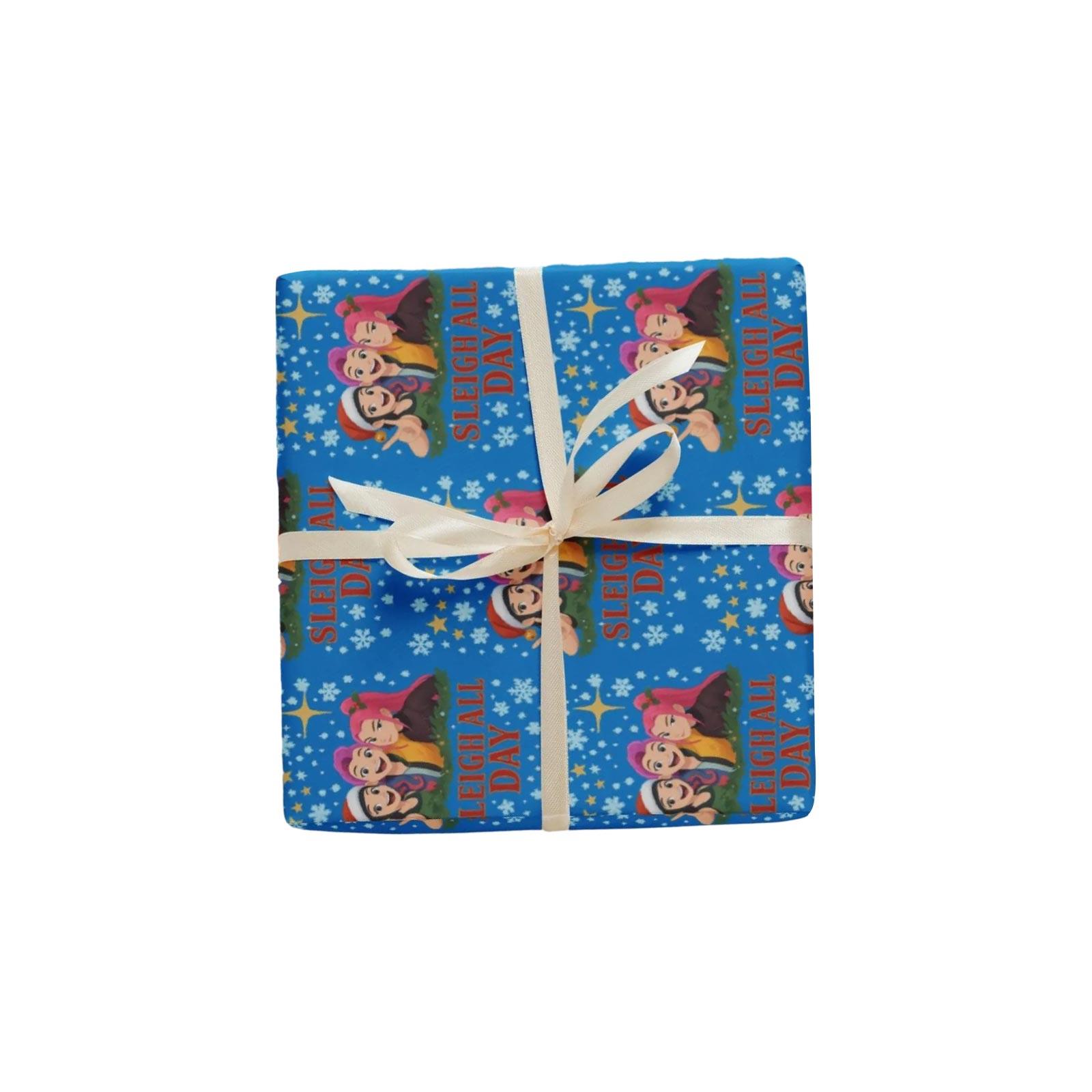 

Christmas Village Themed Wrapping Paper, Full Of Festive Charm. One Size