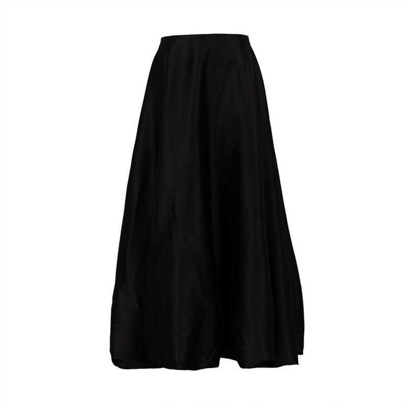 Western Style Spring New Balloon Skirt Fashion Casual Simplicity Solid All-Match High Waist Pettiskirt Skirt