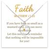 18K Gold Plated Stainless Steel Mountains-Mustard Necklaces Christian Faith Jewelry Mustard Seed Faith Necklace for Women Gifts