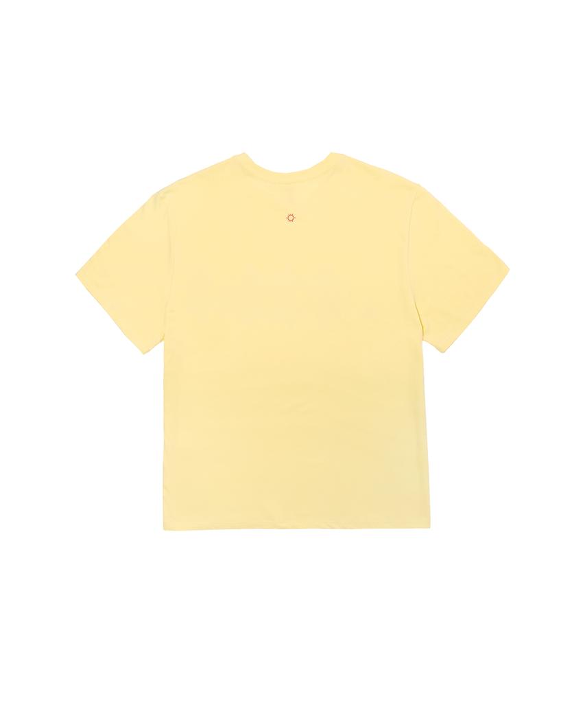 HELLO SUNRISE Hs Six Fish Tee _Light Yellow