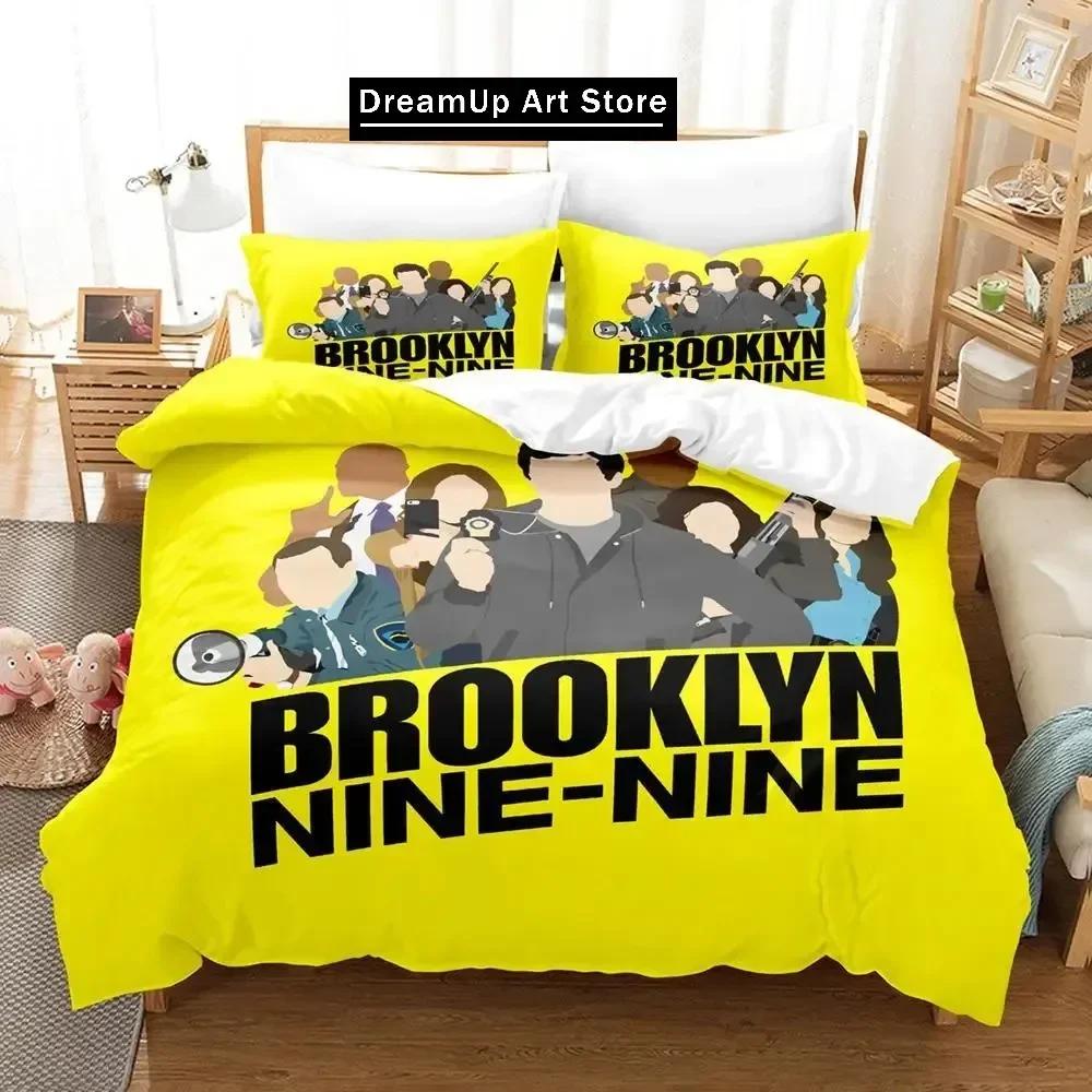 Trend Brooklyn Nine-Nine Bedding Set Single Twin Full Queen King Size Bed Set Adult Kid Bedroom Duvetcover Sets Anime Bed