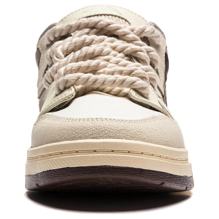 Li-Ning Fashion Versatile Non-Slip Wear-Resistant Low-Top Skate Shoes Women sneaker Brown AECU014-1