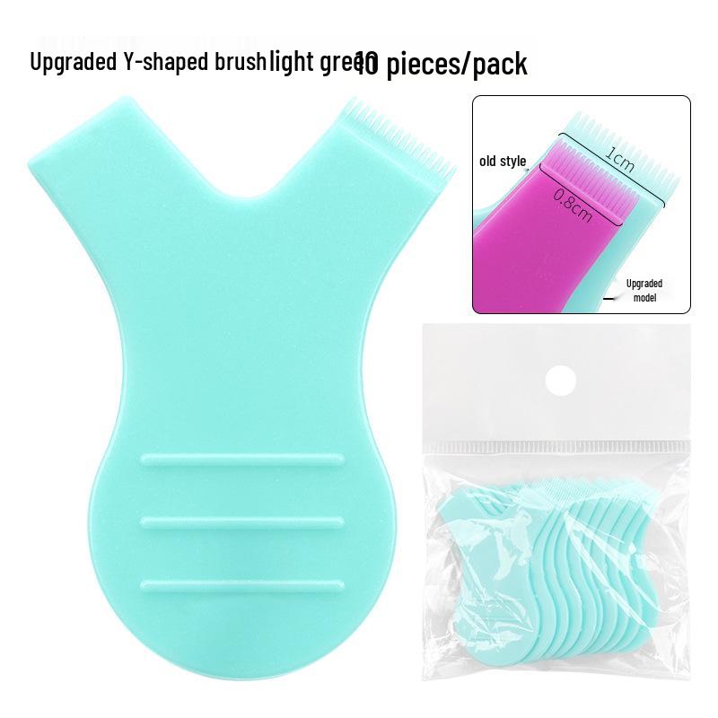 

Y-Shaped Eyelash & Eyebrow Brush Set, 10 pcs - Ideal for Perming, Extensions & Grooming