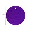 Round Heat Resistant Silicone Mat Drink Cup Coasters Insulation Non Slip Pot Holder Thicken Table Placemat Kitchen Accessories