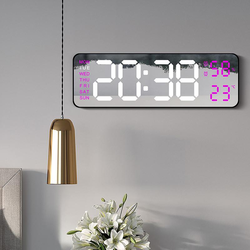 Modern Minimalist Led Digital Desk Clock With Large Font For Office And Home Use
