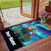 Crystal Velvet Rug Custom Name Text, Soft Non Slip Floor Mat Home DecorScooby-Doo