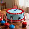 7pcs Spider Web Birthday Candles, Spider Cartoon Themed Birthday Candles Cake Topper Number Candle Spider Birthday Cake Candles