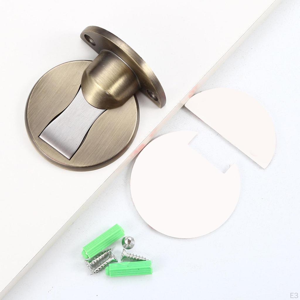 Door Stopper Non Punching Stop Wedge Holder office and Toilet