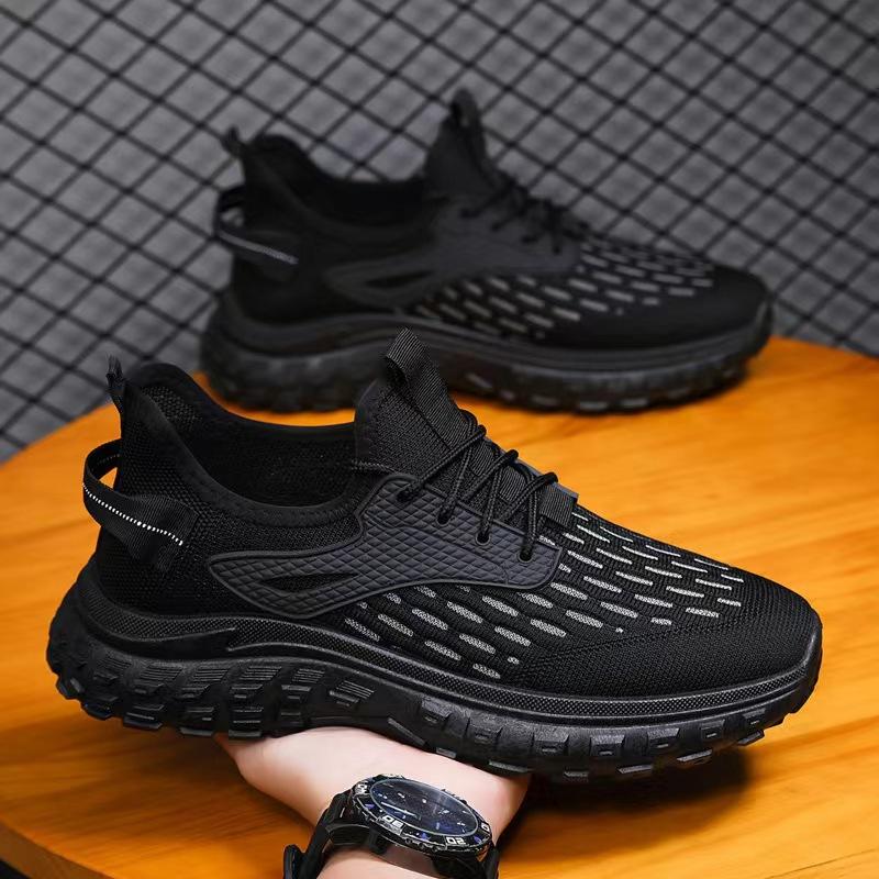 New Classic Flying Mesh Sports Men's Shoes Casual Shoes Comfortable and Fashionable Versatile Trendy Shoes