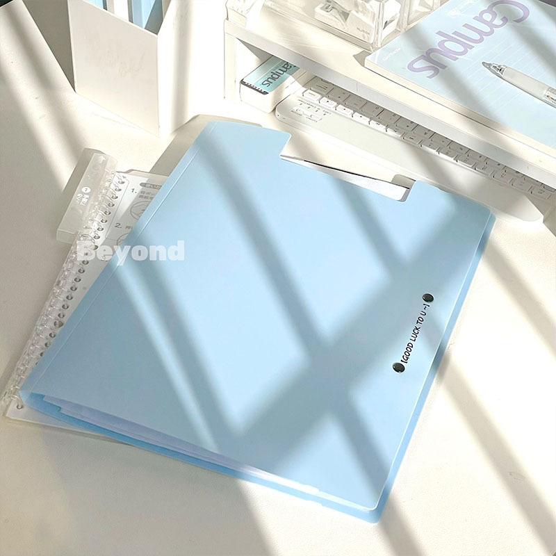 A4-Ordner, lose Blätter, Aufbewahrungsbuch, Vierloch-Ordner, Typ D, Schnellarbeitsordner, Studenten-Testpapier-Organizer