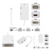 Mini Dp To Hdmi Dvi Vga 3in1 Adapter With Chipset For Macbook Pro Air Multi Monitor Setup