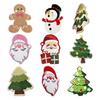 Christmas Floor Mat Xmas Tree Snowman Non-Slip Bathroom Rug Absorbent Washable