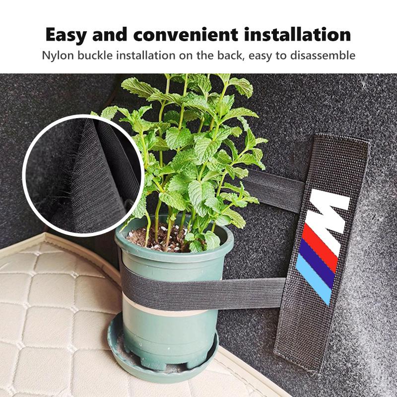 Car Trunk Organizer Strap Fixing Belt Storage Bag Tapes Fixed For BMW 1 3 5 7 Series M F01 F20 F10 F13 E52 E53 E60 E93