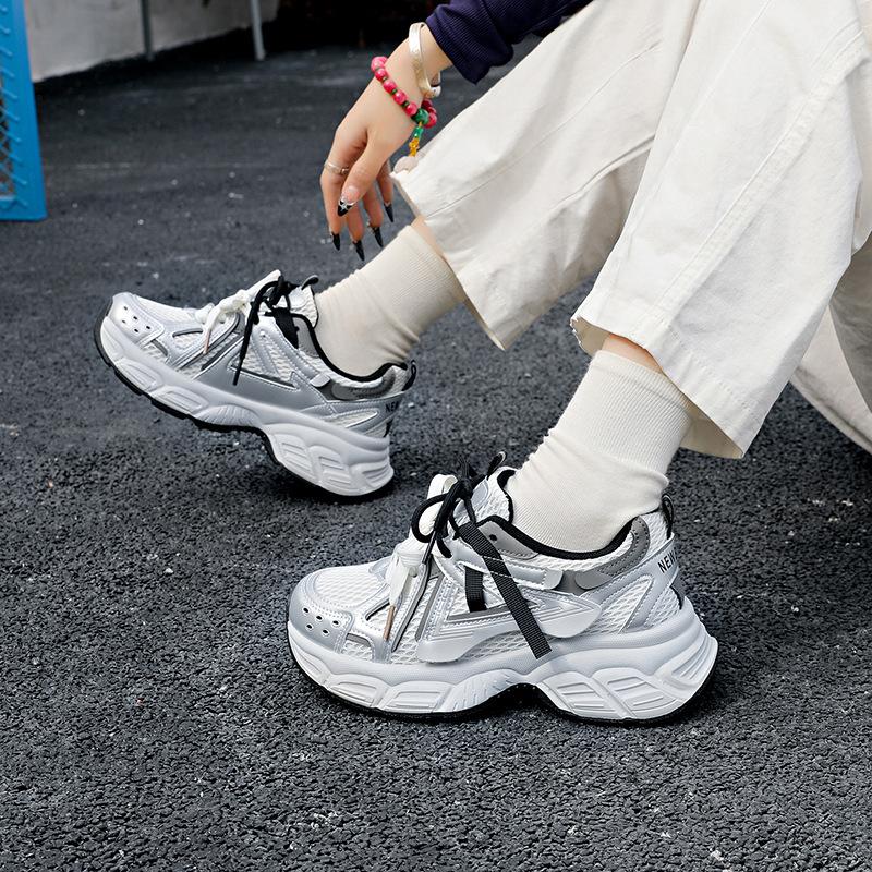 KT Dad Shoes Autumn New Thick-soled Light and Not Tired Casual Shoes Sports