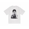 New K-pop Black and White Portrait Pattern Printed Loose Short-sleeved Men's and Women's Casual Round-neck T-shirt