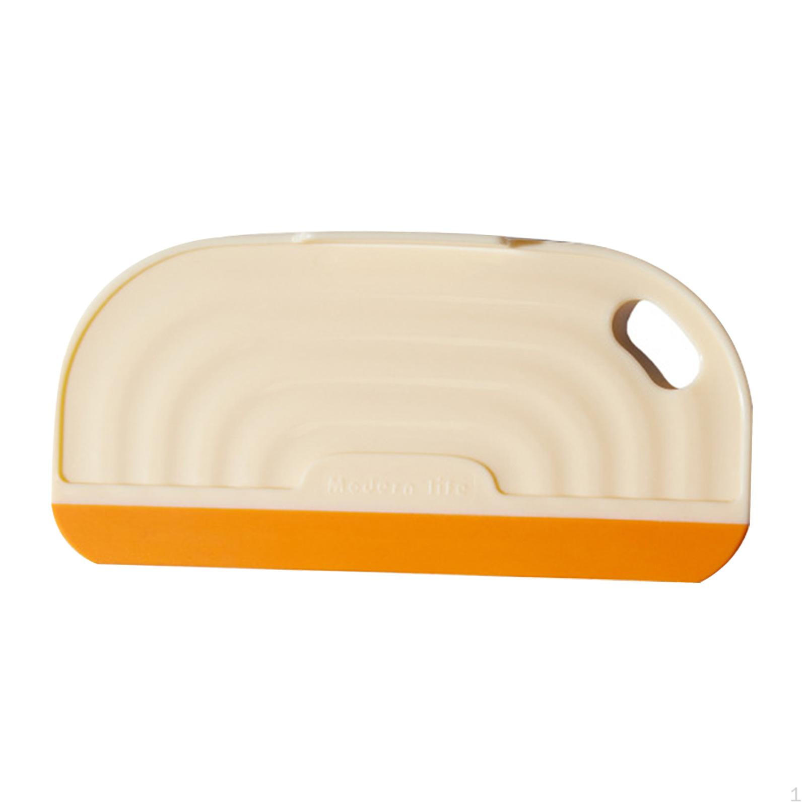 

Компактный скребок для мытья стекол для дома и кухни кремовый